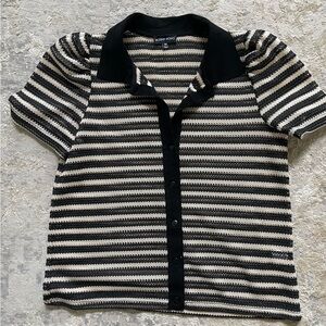 Breezy striped colored buttondown